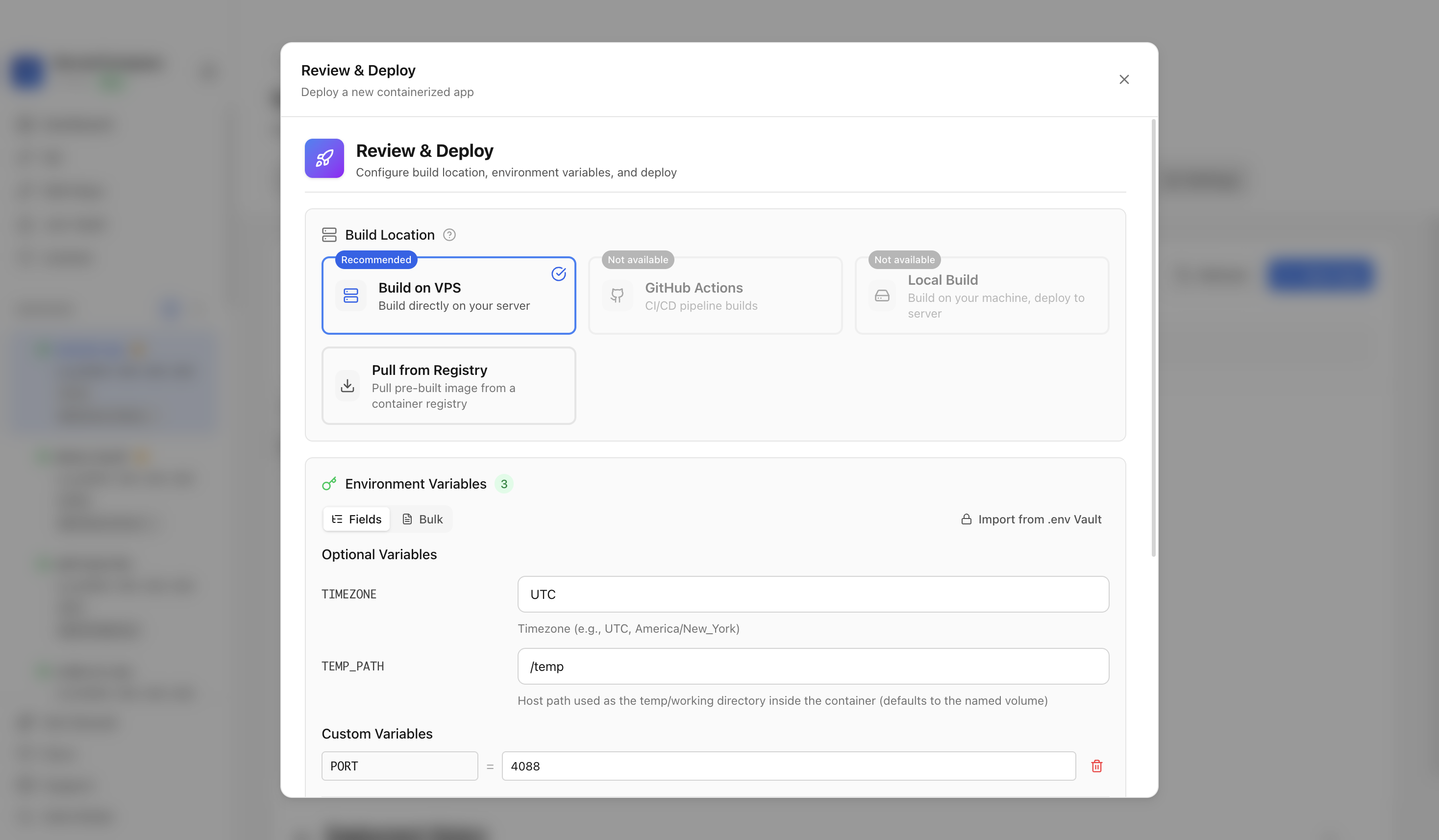 Reviewing FileFlows web port before deployment
