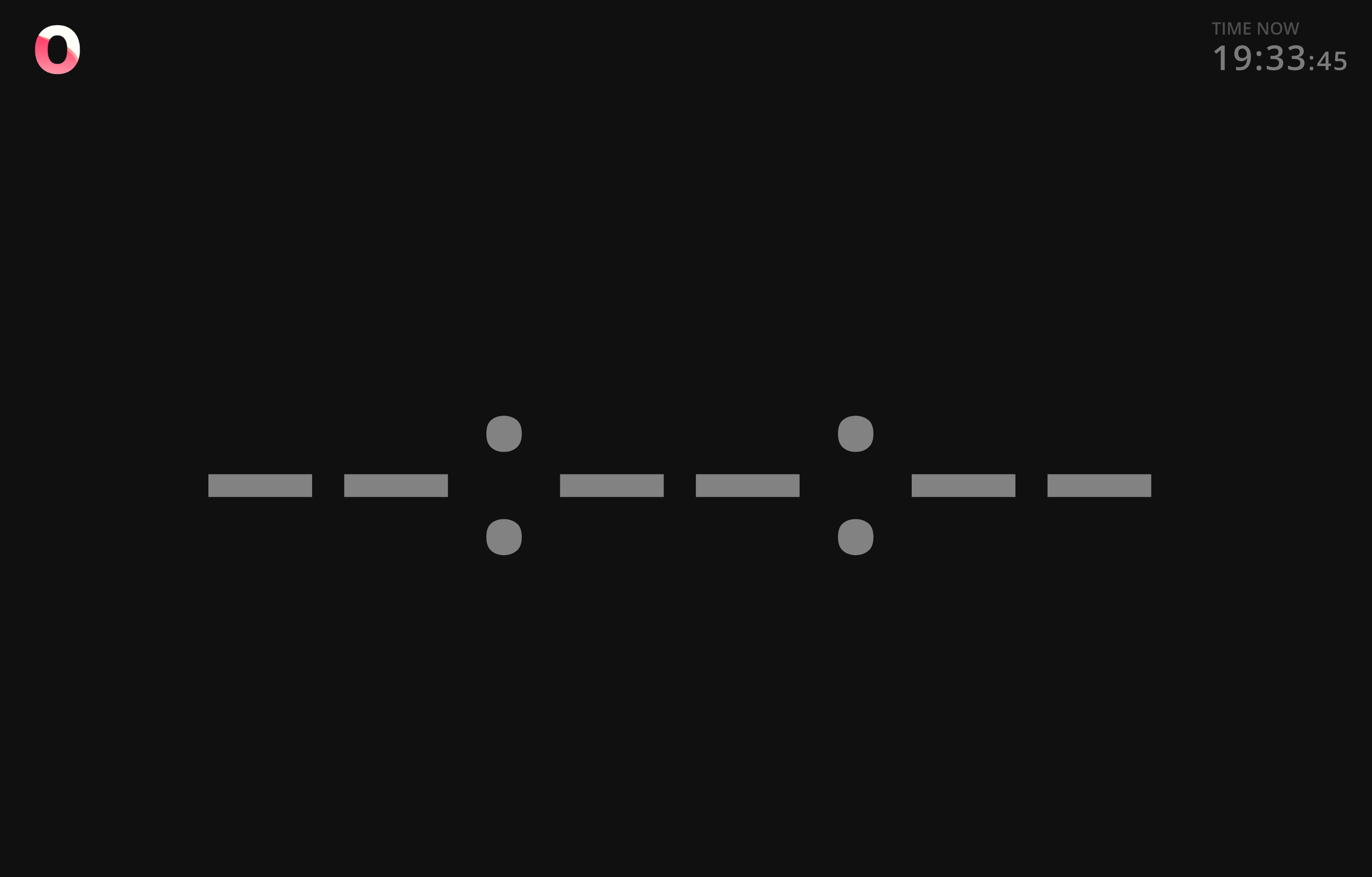 The deployed Ontime web UI loaded in a browser