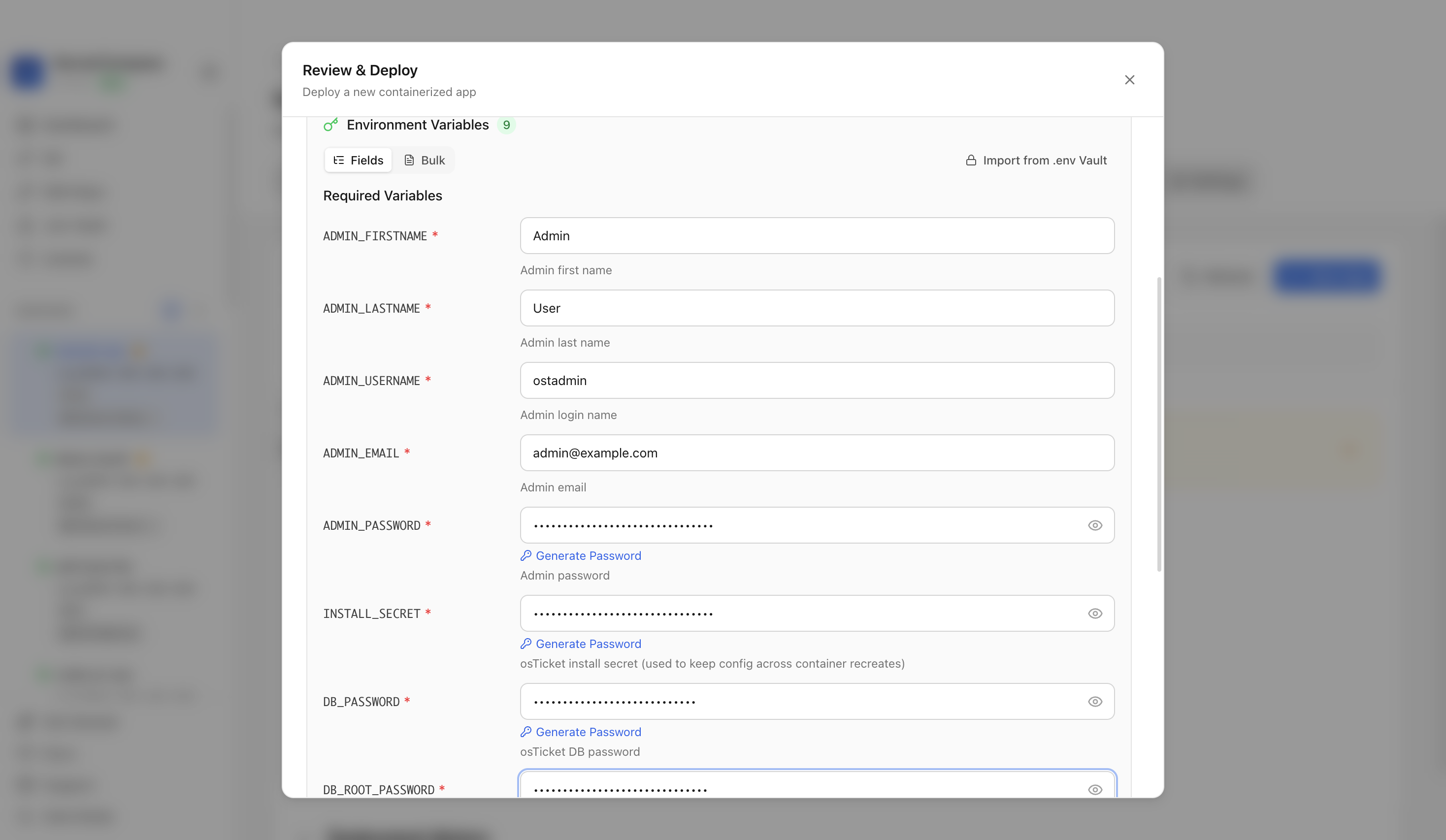 Reviewing osTicket web port before deployment