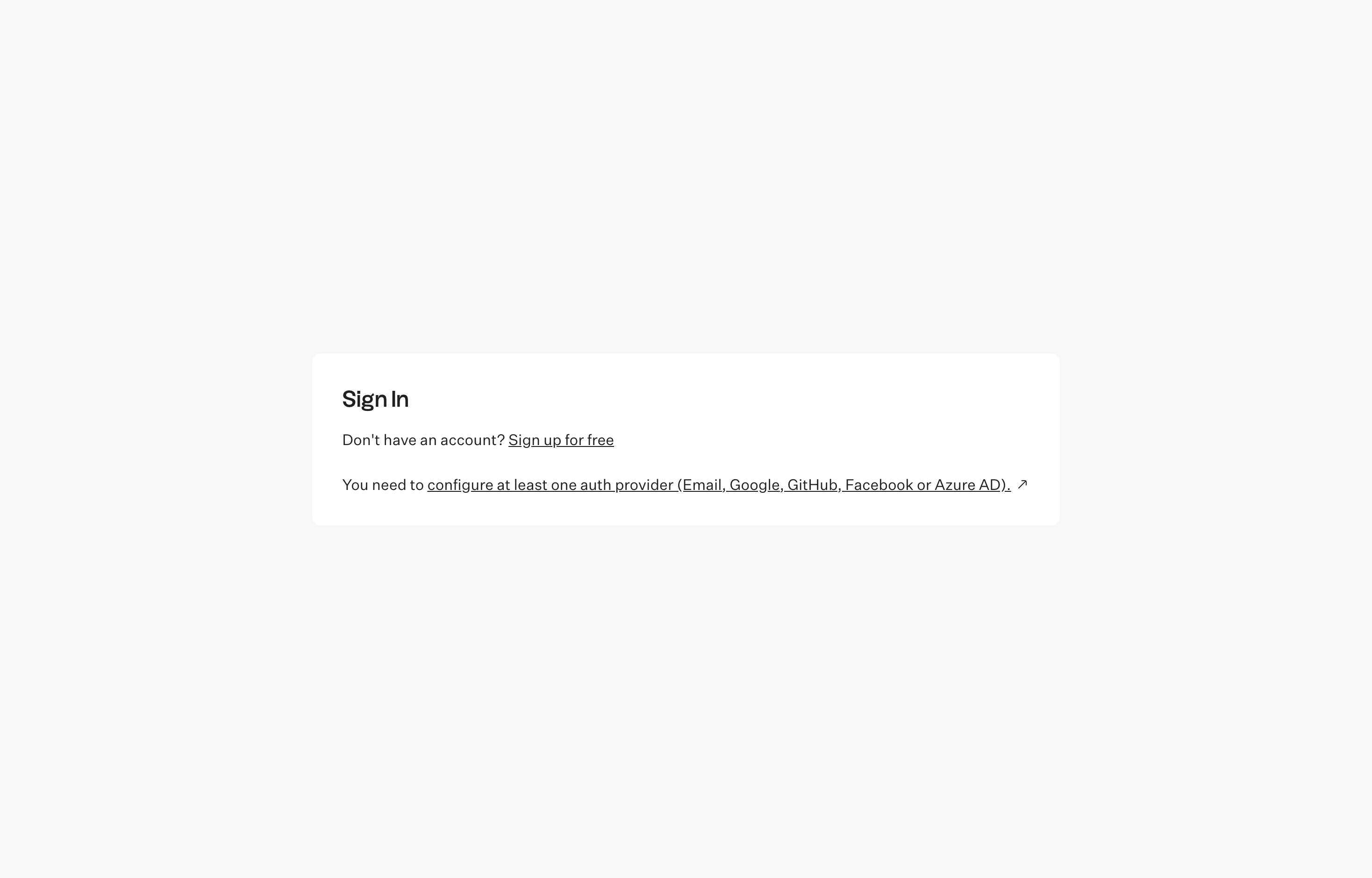 The deployed Typebot web UI loaded in a browser